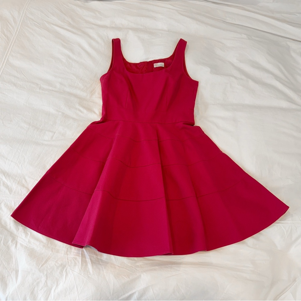 RED Valentino Fuchsia A-Line Dress